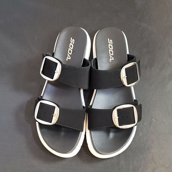 BRAND NEW GENERAL CASUAL SANDALS ADJUSTABLE BUCKLE STRAP CLOSURE SANDAL G1 - Picture 3 of 15